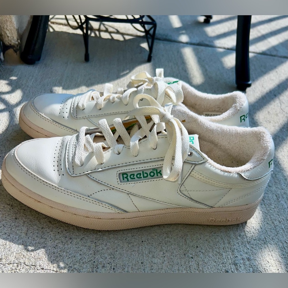 Classic Reebok Club C 1985 TV Chalk Glen Green Sneakers | Men’s Size 8.5